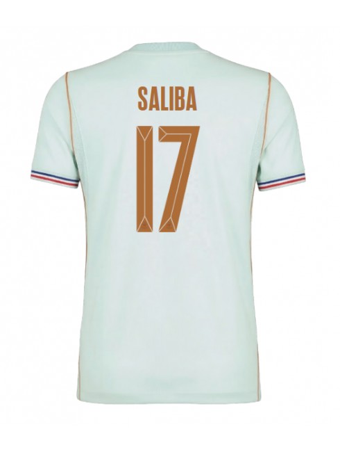 Frankrike William Saliba #17 Replika Borta Kläder Dam VM 2026 Kortärmad Frankrike William Saliba #17 Replika Borta Kläder Dam VM 2026 Kortärmad